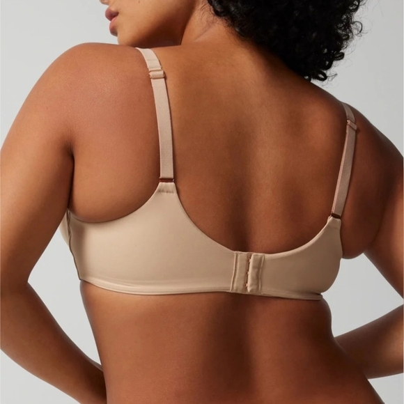 2pk Soma Bodify Perfect Coverage Nude Bras Size 42C Warm Amber Nude Flex Wire - Picture 2 of 12